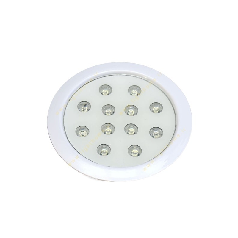 چراغ استخری توکار 12 وات تک رنگ ال فارو ELFARO مدل 12TOE