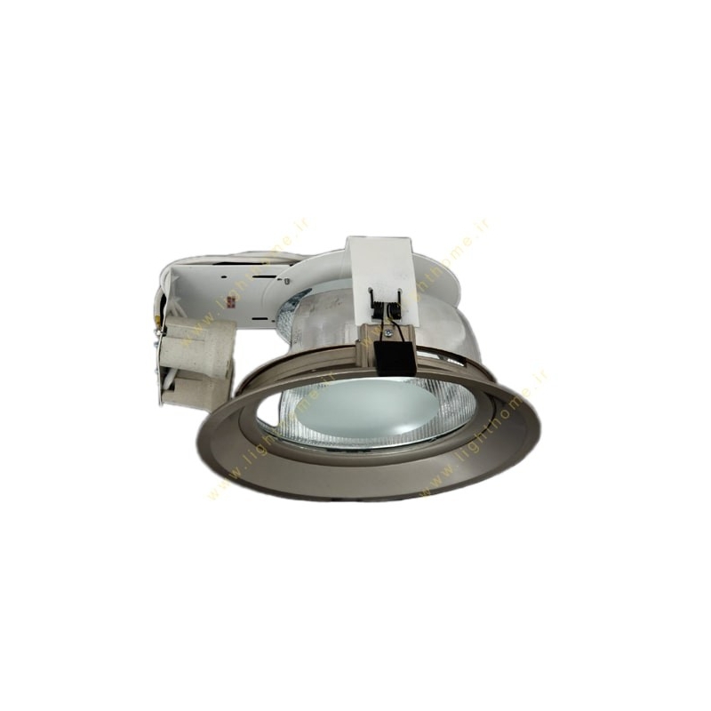 چراغ سقفی توکار گرد 2xE27 شعاع پارس مدل SP-TK 708L-CHS