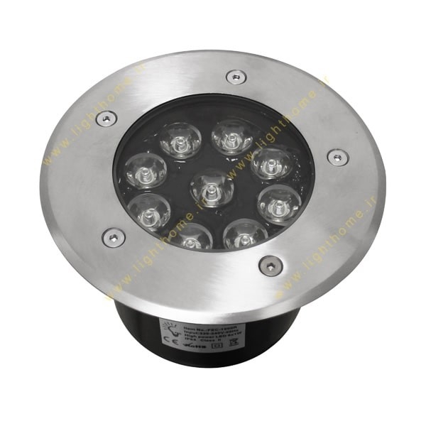 چراغ دفنی گرد LED مدل FEC-8×1W