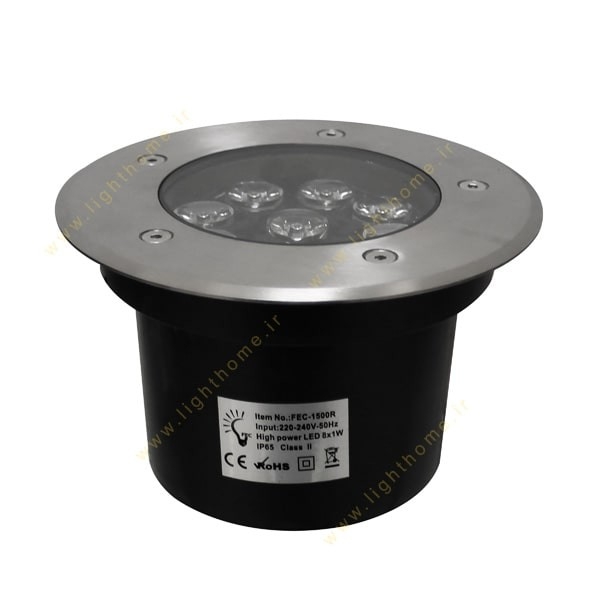 چراغ دفنی گرد LED مدل FEC-8×1W