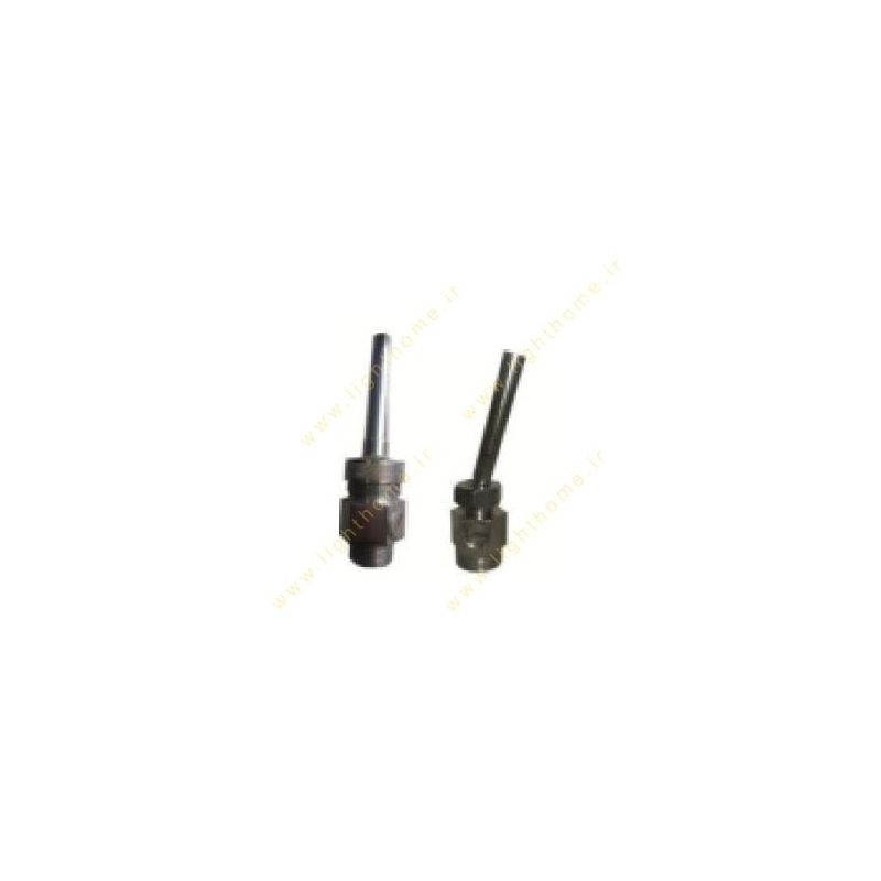 فواره ال فارو elfaro  مدل کومت برنجی آبکاری شده اندازه 6mm با شیر تنظیم