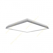 چراغ بیمارستانی 60x60 توکار 50 وات LED گلاریس مهنام مدل پلی استایرن شیری