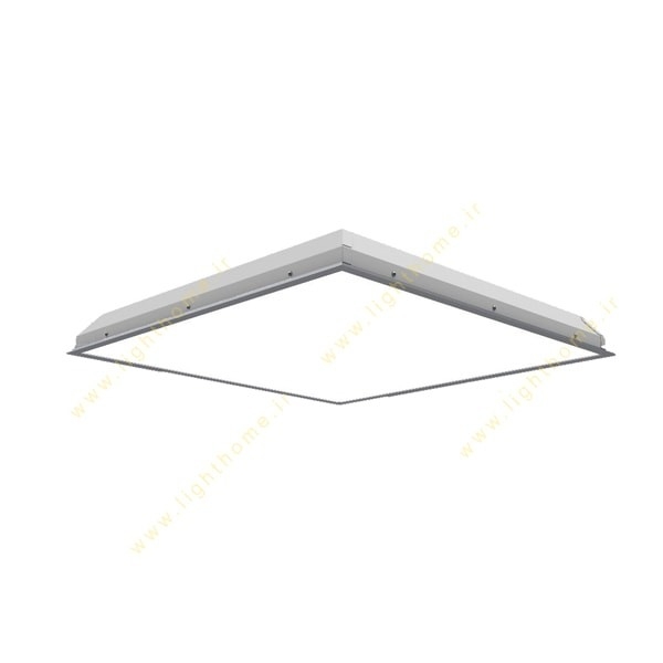 چراغ بیمارستانی 60x60 توکار 50 وات LED گلاریس مهنام مدل پلی استایرن شیری