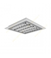 چراغ اداری ونوس 4x36 وات 60x60 توکار مهنام مدل TCL با شبکه دابل پارابولیک