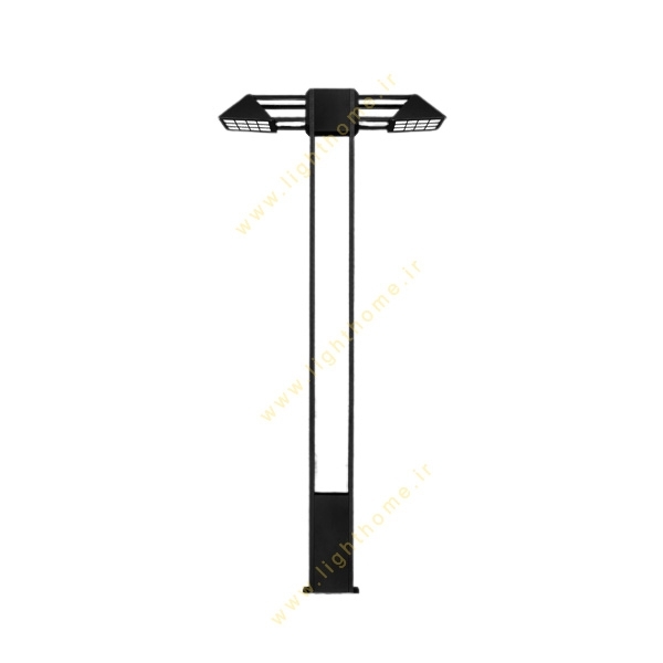 پایه چراغ پارکی دو طرفه بازودار سوتارا مدل شهرزاد ST-507902