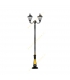 پایه چراغ پارکی دو شعله سوتارا مدل پروانه لایت ST-515702