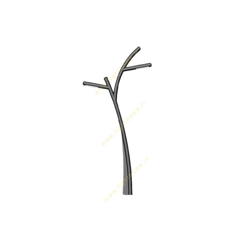 پایه چراغ پارکی دو طرفه سوتارا مدل کهکشان الیت ST-524802