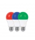 لامپ حبابی 9 وات SMD سرپیچ E27 رنگی پارس شوان
