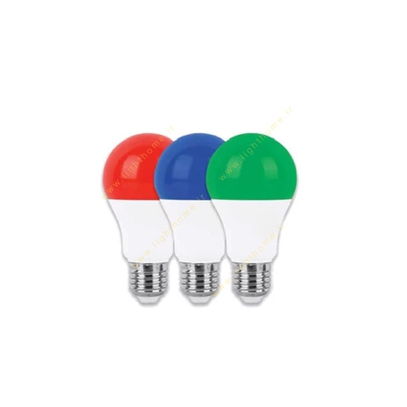 لامپ حبابی 12 وات SMD سرپیچ E27 رنگی پارس شوان