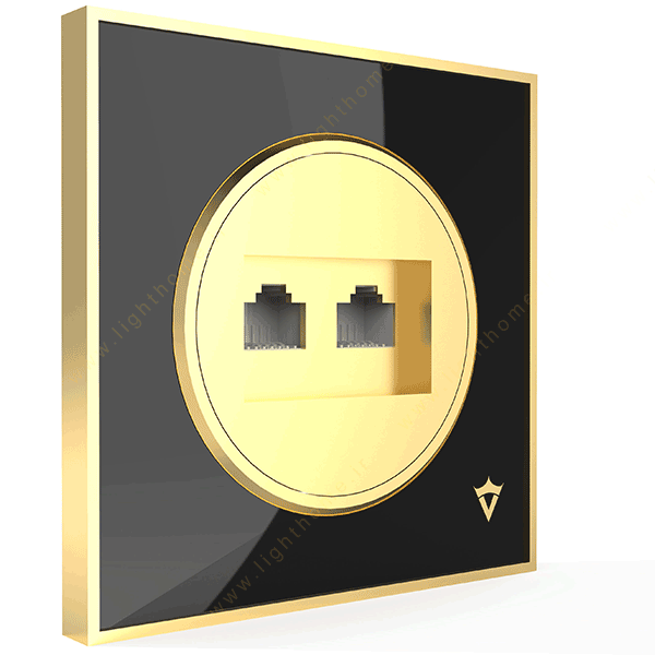 veera-switch-and-socket-model-alpha-cl-black-golden-middle