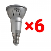 پکیج 6 تایی لامپ هالوژن اس ام دی 4 وات FEC با پایه E14