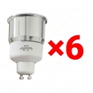 پکیج 6 تایی لامپ هالوژنی 9 وات  SPN با سرپیچ GU10