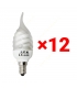 پکیج 12 تایی لامپ شمعی فوق کم مصرف 9 وات SPN