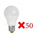 پکیج 50 تایی لامپ حبابی 9 وات نمانور