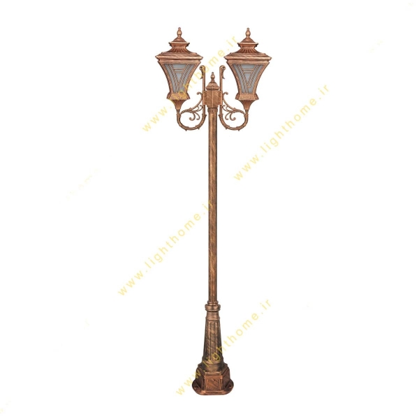 چراغ پارکی بیتانور دو شاخه E27 مدل ایفل 6923