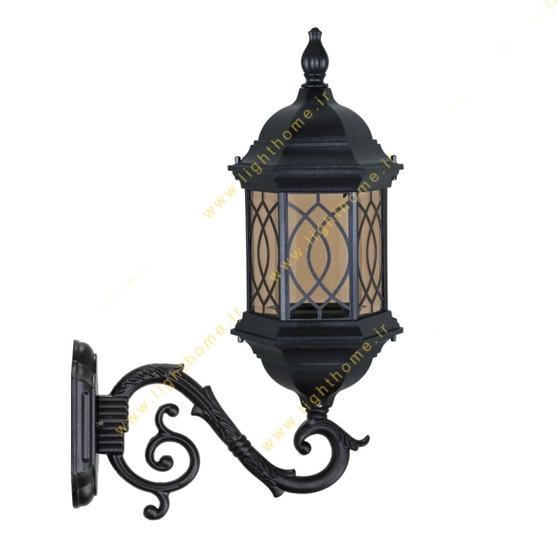 چراغ دیواری حیاطی بیتانور E27 مدل شش ضلعی PD5602