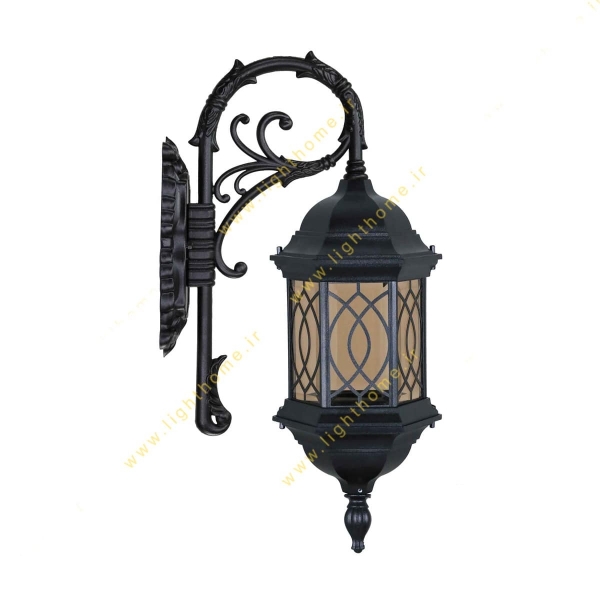 چراغ دیواری حیاطی بیتانور E27 مدل شش ضلعی PD5603