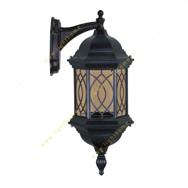 چراغ دیواری حیاطی بیتانور E27 مدل شش ضلعی PD5606