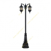 چراغ پارکی بیتانور دو شاخه E27 مدل چتری شش ضلعی CHPD5621