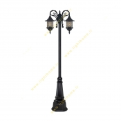 چراغ پارکی بیتانور دو شاخه E27 مدل چتری شش ضلعی CHPD5623
