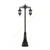 چراغ پارکی بیتانور دو شاخه E27 مدل چتری شش ضلعی CHPD5625
