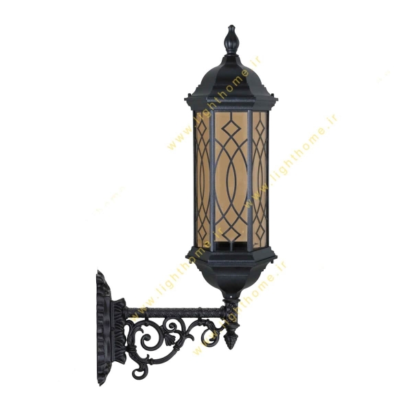 چراغ دیواری حیاطی بیتانور E27 مدل شش ضلعی بلند BPD5605
