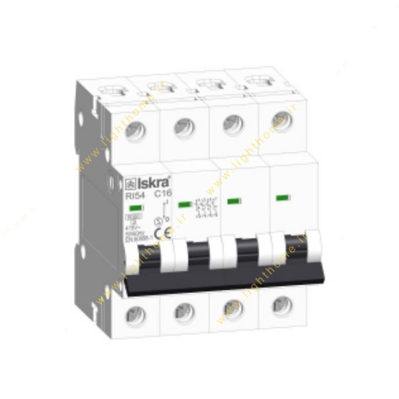 فیوز مینیاتوری 4 پل 16 آمپر ایسکرا سری RI50