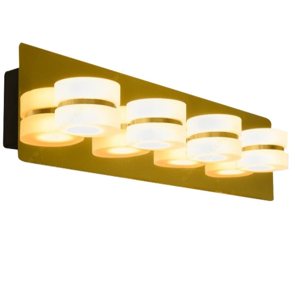 چراغ دیواری 24 وات سیلا نور مدل ژوپیتر پلاس کتیبه دار چهار شعله گلد افتابی