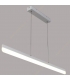 چراغ خطی آویز سیلا نور مدل لورنزو 100 سانت سفید