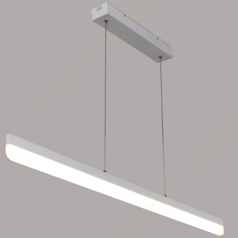چراغ خطی آویز سیلا نور مدل لورنزو 120 مشکی و سفید سه رنگ با کلید