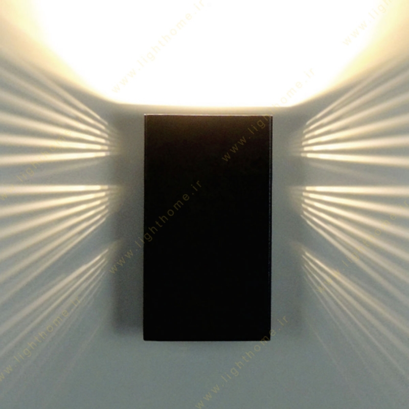 چراغ دیواری دکوراتیو 16 وات لولایت کد 130 دارای لامپ LED E14