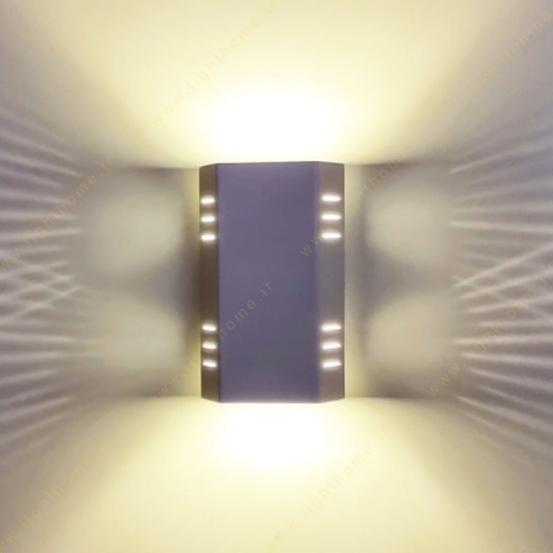 چراغ دیواری دکوراتیو 2x5 وات لولایت کد 220 دارای لامپ LED G4