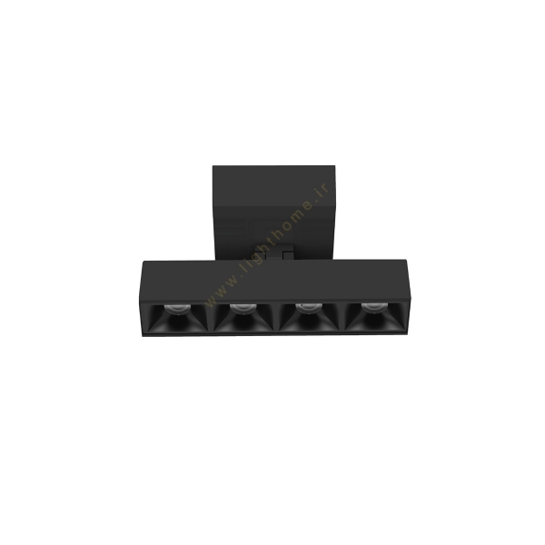 چراغ سقفی روکار متحرک نقطه ای برند شعاع XT304M-8W