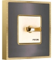 کلید و پریز فده - مدل فلزی طلایی