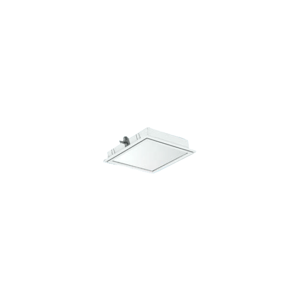 چراغ فلورسنتی توکار مربع مازی نور مدل الگانت با صفحه اکریلیک