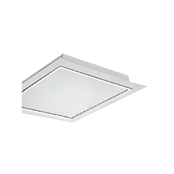 چراغ فلورسنتی توکار مازی نور مدل ژوپیتر با صفحه اکریلیک شیری ساتن – مناسب سقف سازه پنهان
