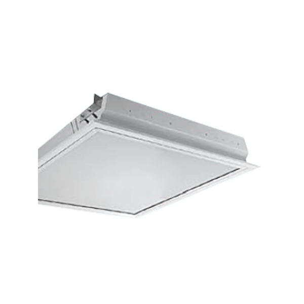 چراغ فلورسنتی توکار مازی نور مدل ژوپیتر با صفحه اکریلیک شیری ساتن – مناسب سقف سازه پنهان