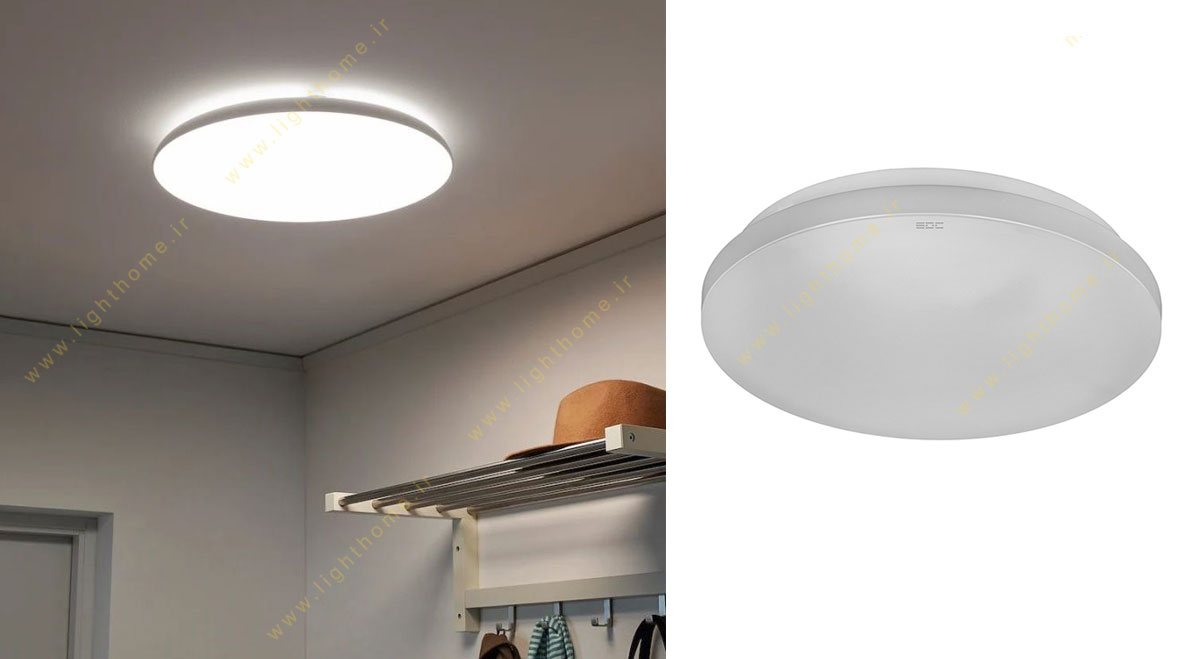چراغ سقفی روکار ام ایکس ساده 18 وات EDC
