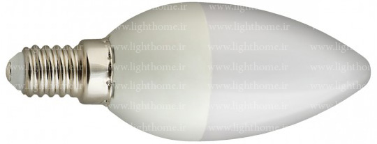 لامپ ال ای دی شمعی 5 وات ان وی سی مدل LED-CLE