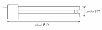 لامپ ال ای دی 18 وات جایگزین FPL ان وی سی