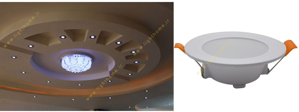 لامپ هالوژنی 7 وات SMD تابش مدل چراغ پنلی