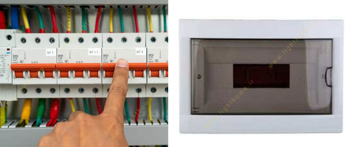 قاب مینیاتوری 8 فیوز سارو مدل SA روکار