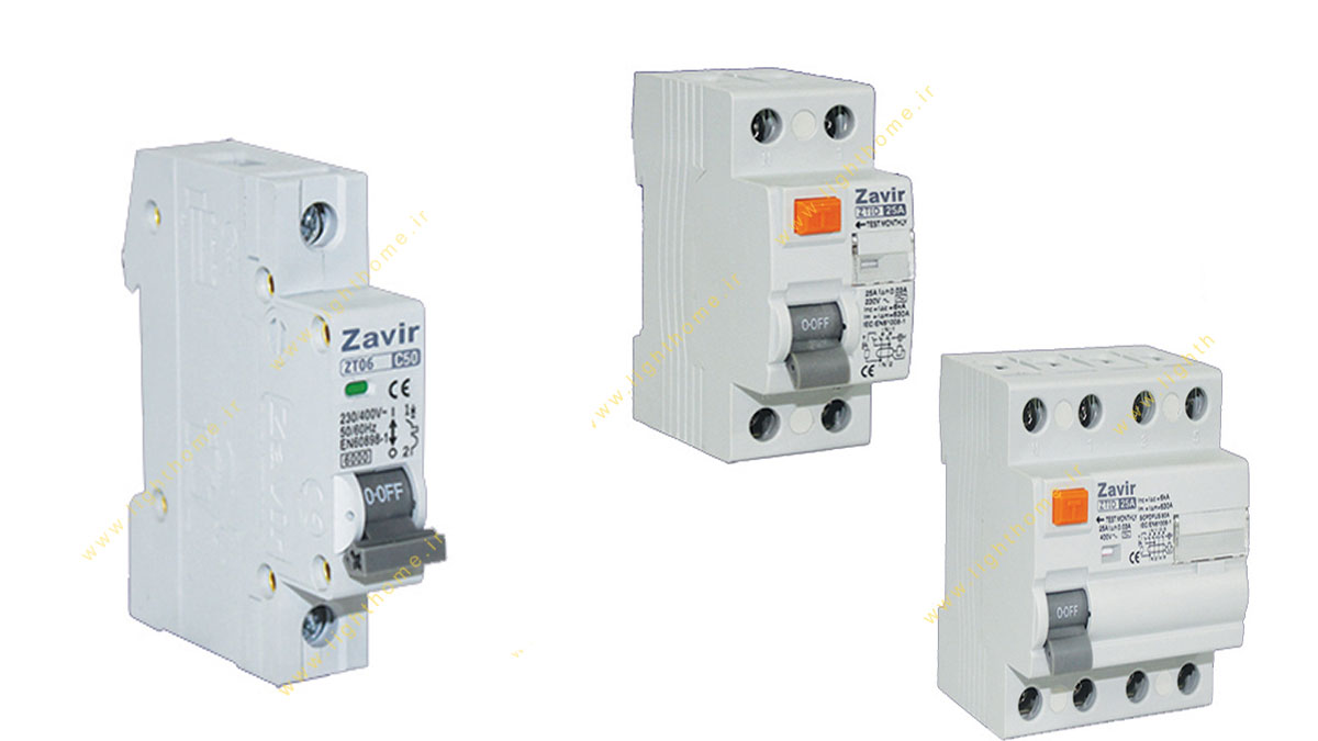 فیوز مینیاتوری 32 آمپر زاویر مدل MCB-1P+N