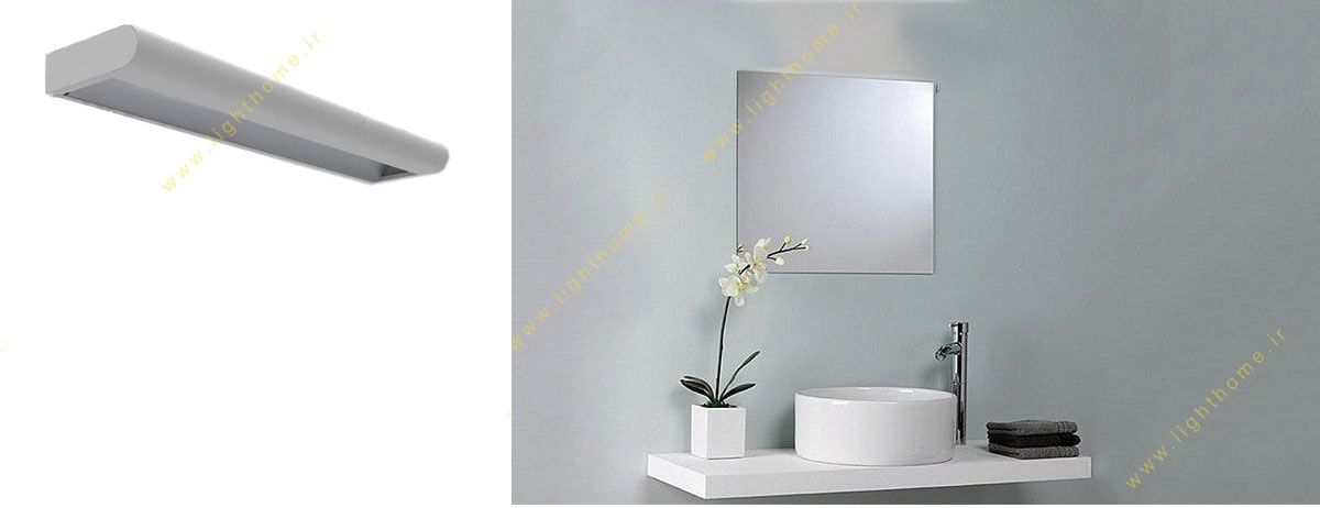 چراغ بالا آینه 9 وات LED مهنام مدل تابان با نور مخفی T8