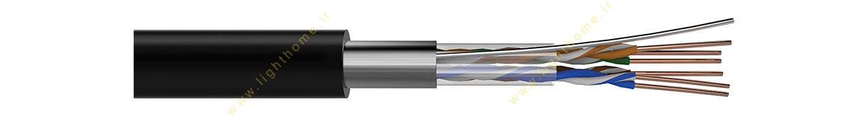 کابل شبکه PFC مدل CAT5e FTP PVC indoor