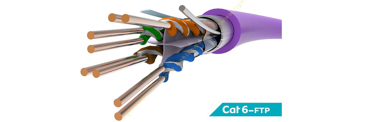 کابل شبکه PFC مدل CAT6 FTP