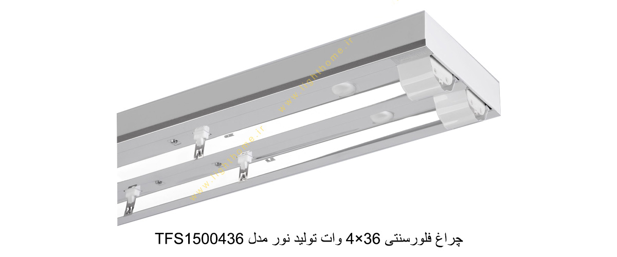 چراغ فلورسنتی 36×4 وات تولید نور مدل TFS1500436