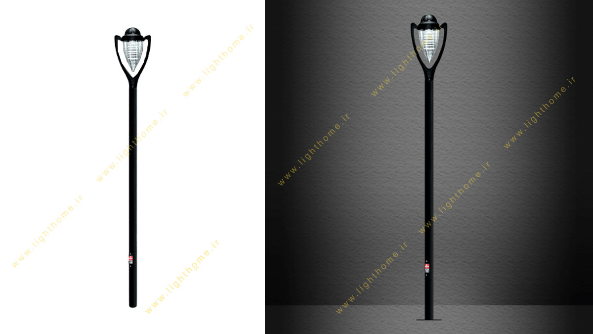 پایه چراغ پارکی تک شاخه سوتارا مدل پویا ST-535701
