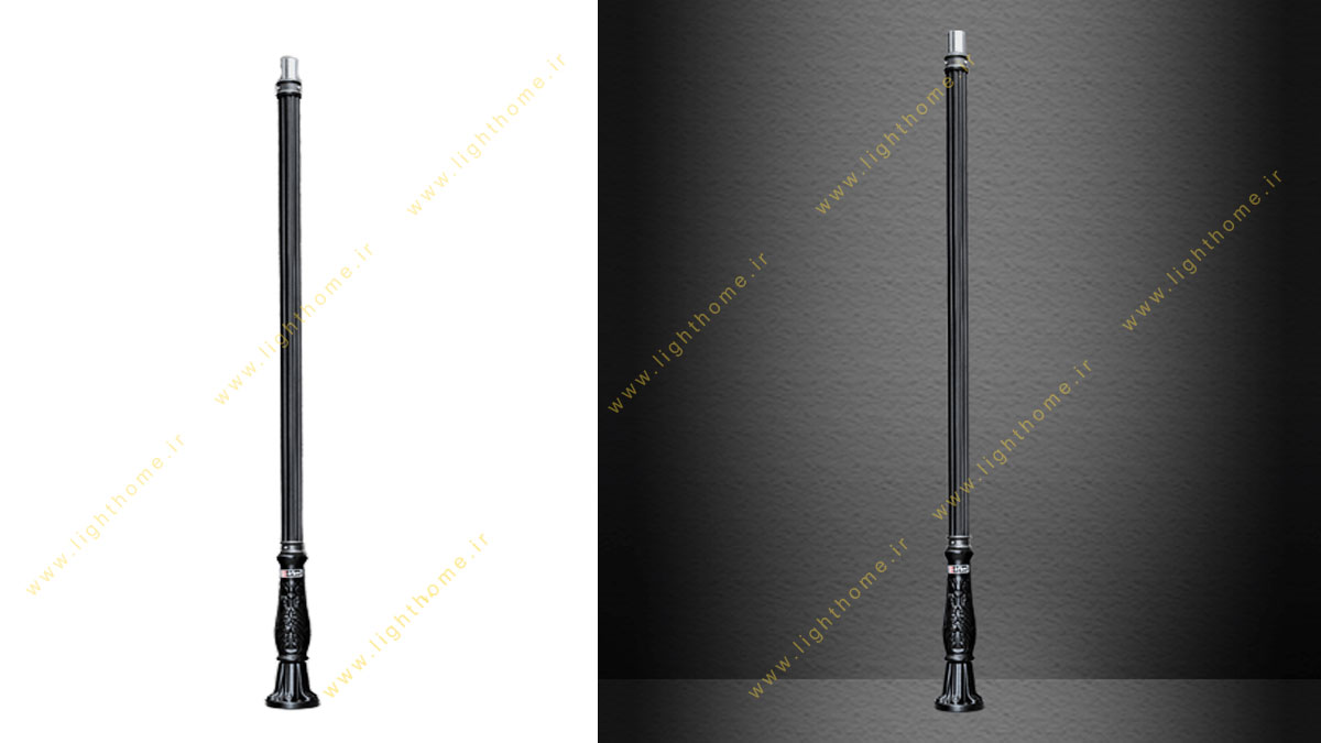 پایه چراغ پارکی 2400 میلیمتری سوتارا مدل راش ST-515901