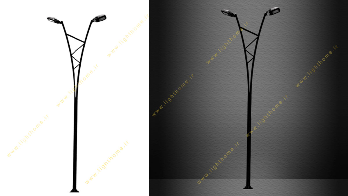 پایه چراغ خیابانی 11 متری دارای سوتارا ST-521202
